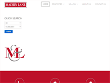 Tablet Screenshot of machinlane.com